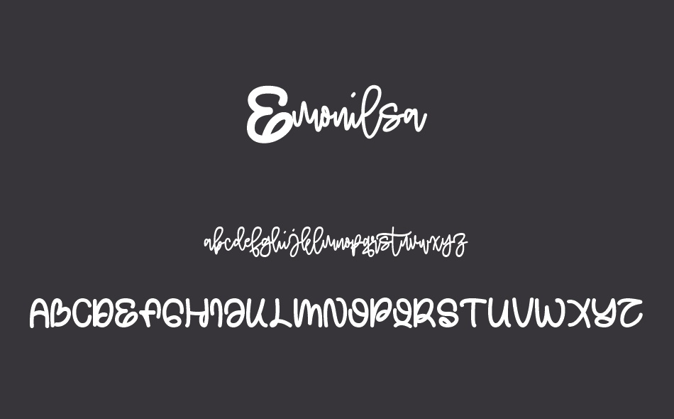 Emonilsa font