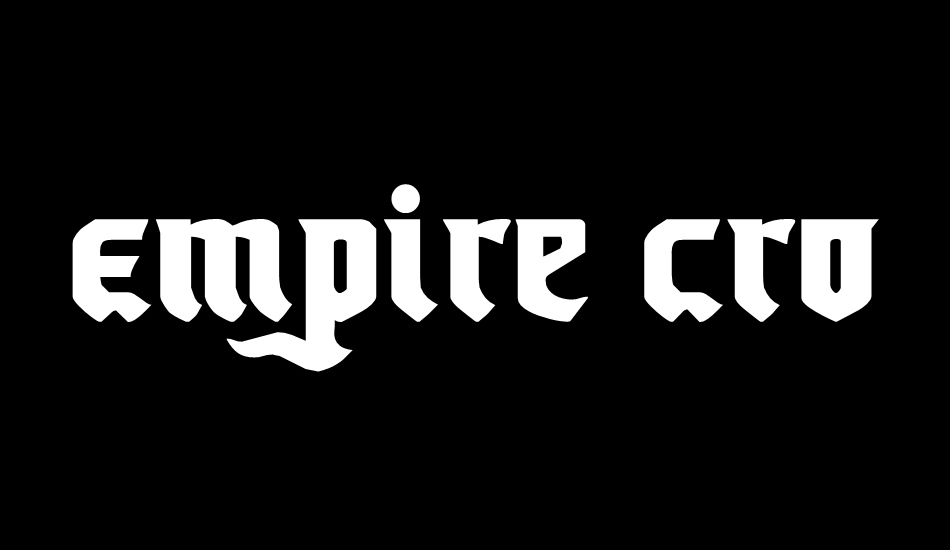 Empire Crown font big