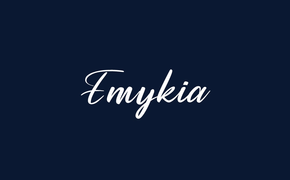 Emykia font big