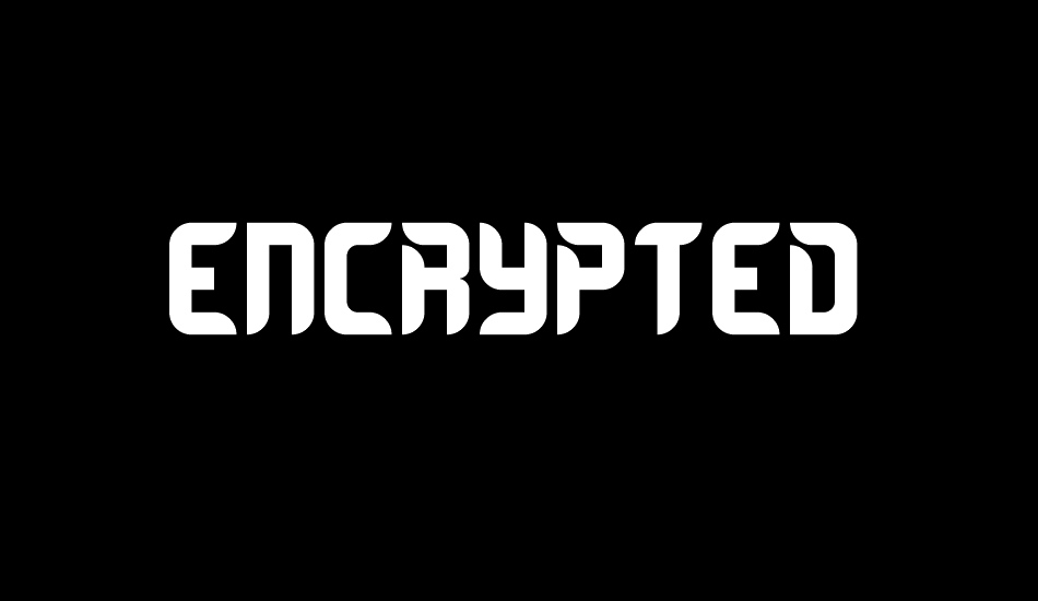 Encrypted font big