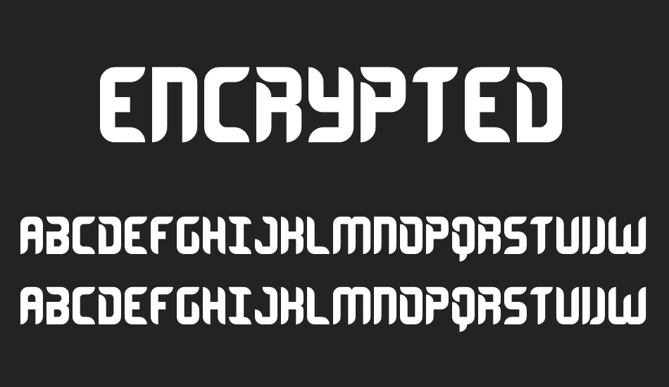 Encrypted font