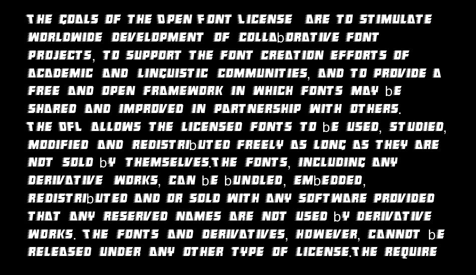 Endeavour forever font 1