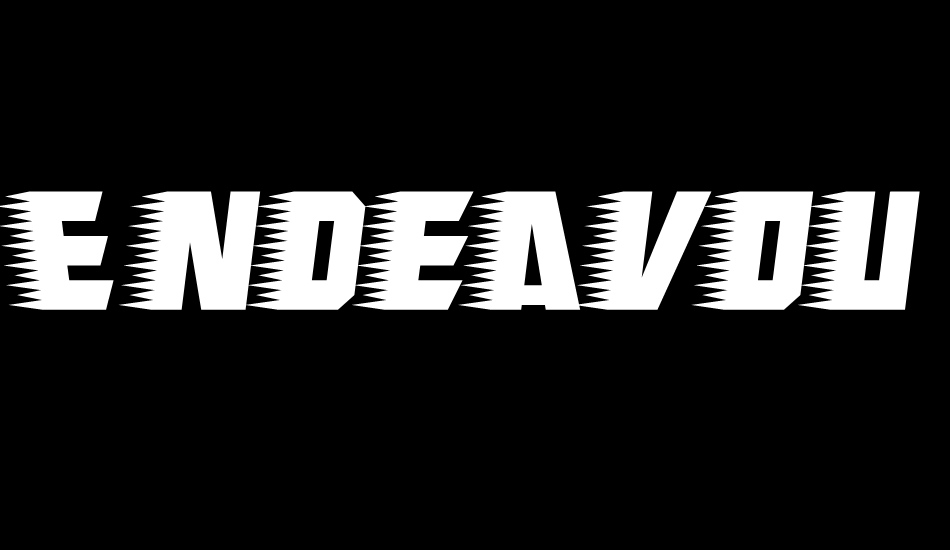 Endeavour forever font big