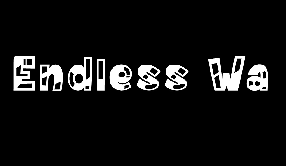 Endless Wall font big