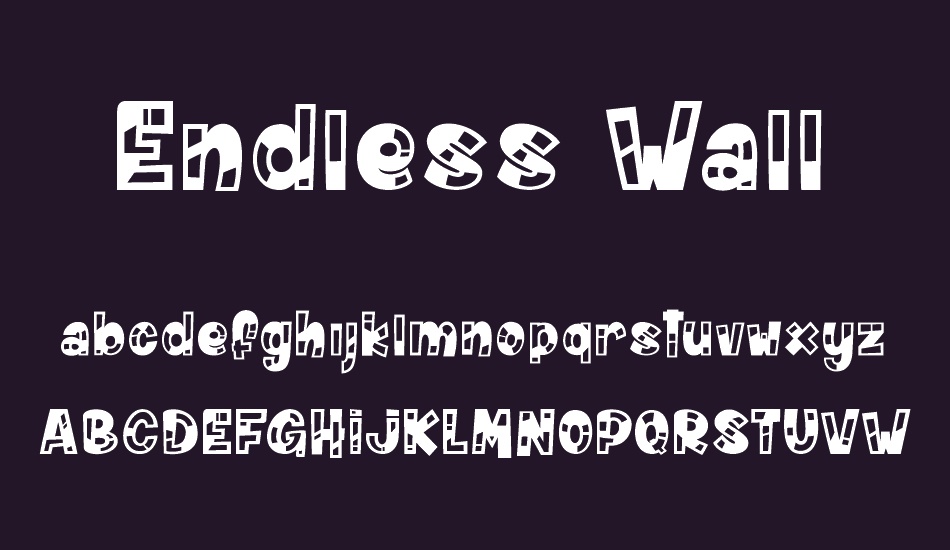 Endless Wall font