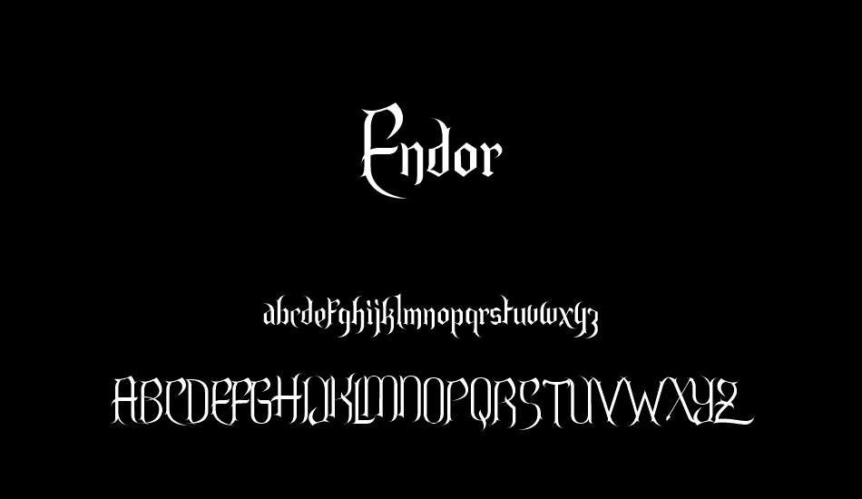 Endor font