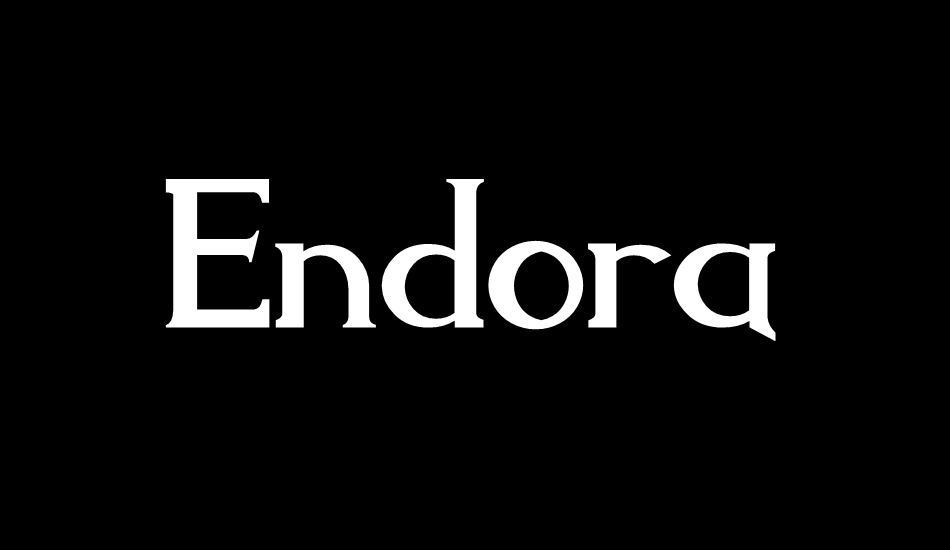 Endora font big