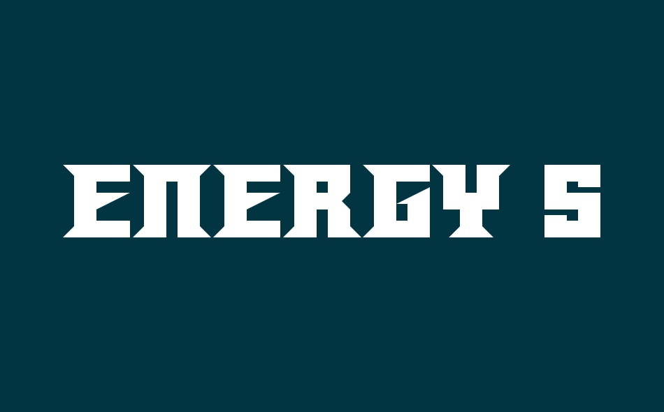 Energy Spike font big