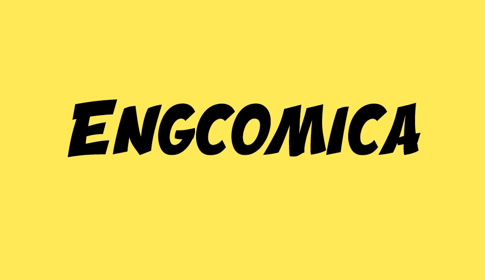 engcomica font big