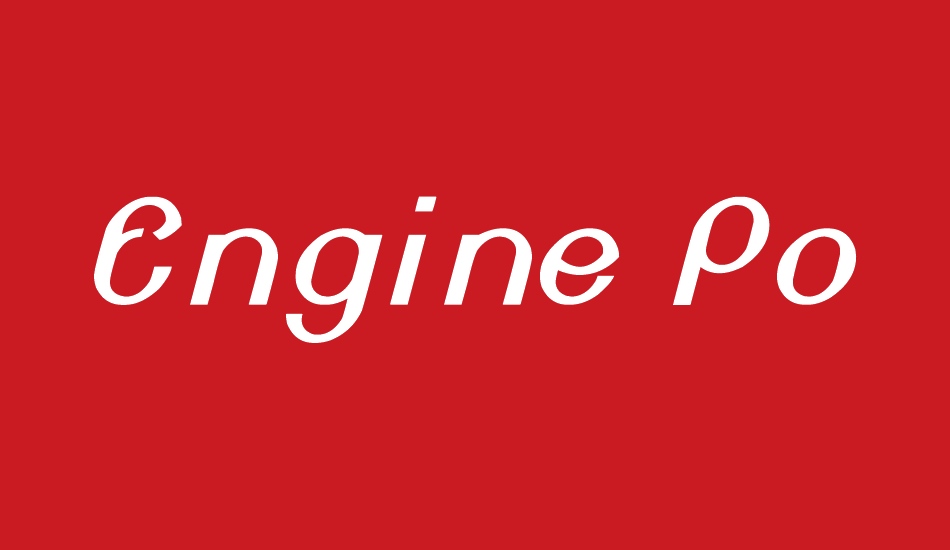 Engine Power font big