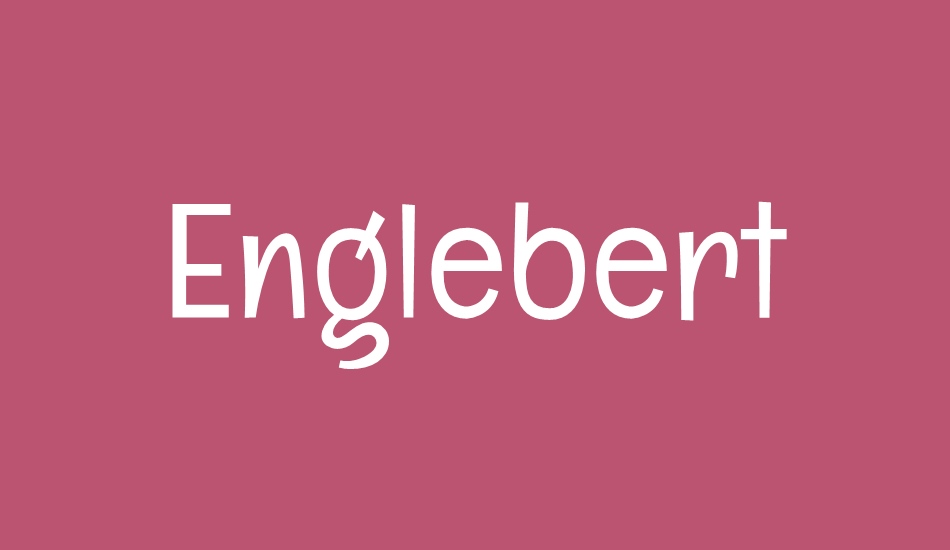 Englebert font big