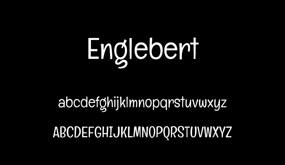 Englebert font