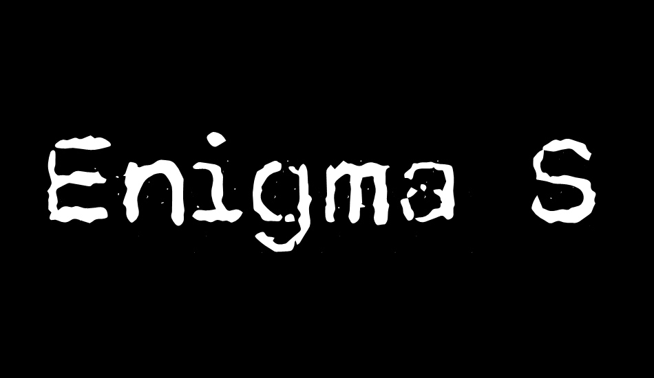 Enigma Sans font big