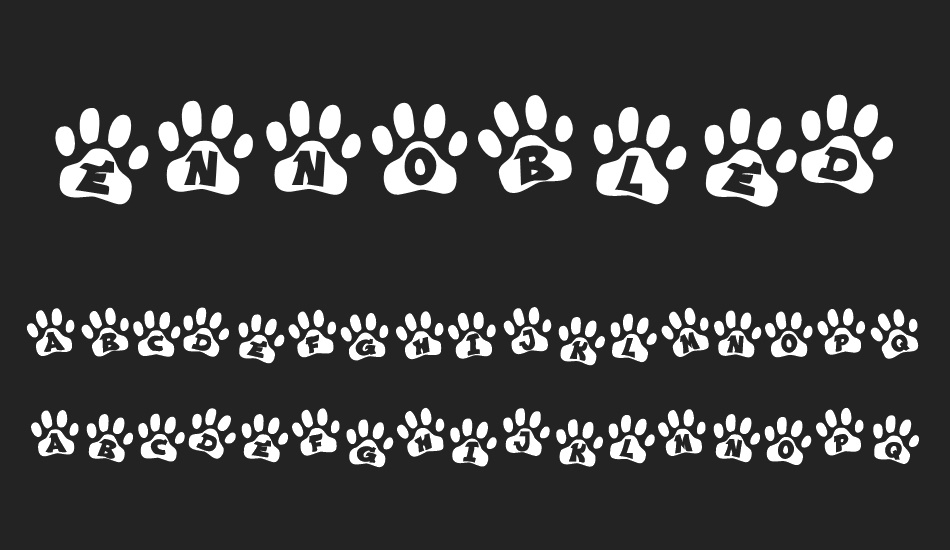 Ennobled Pet font