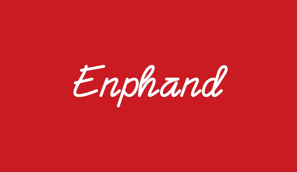 Enphand font big