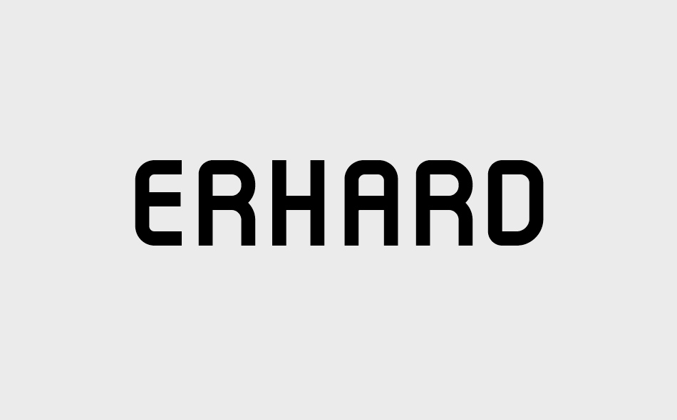 Erhard font big