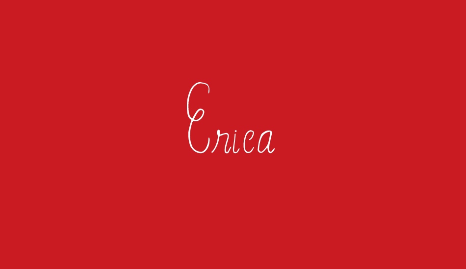 Erica font big