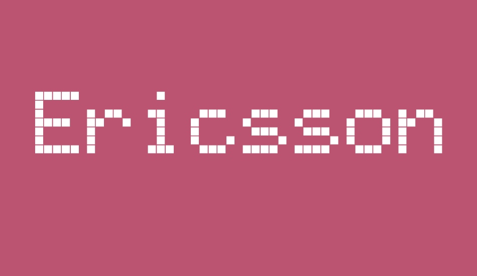 Ericsson GA628 font big