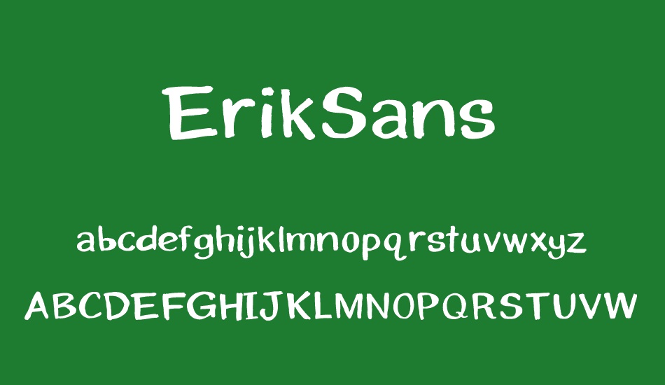 ErikSans font