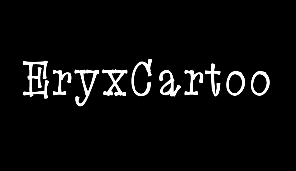 EryxCartoon font big