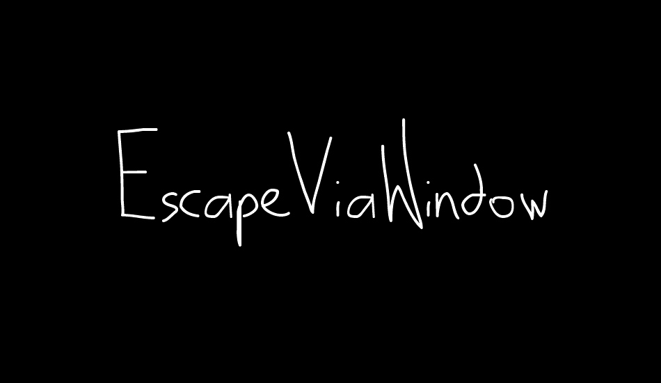 EscapeViaWindow font big