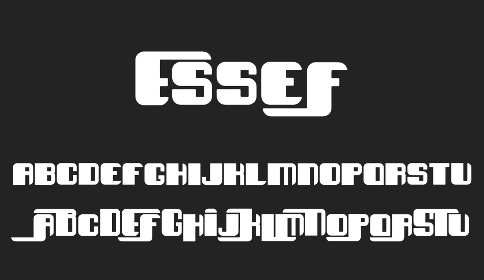 EsseF font