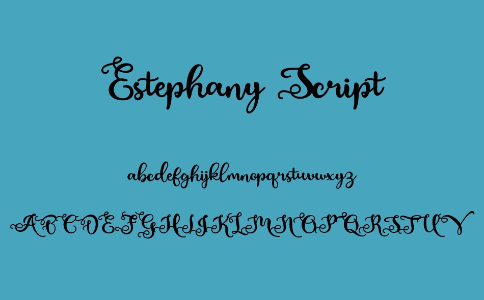 Estephany Script font