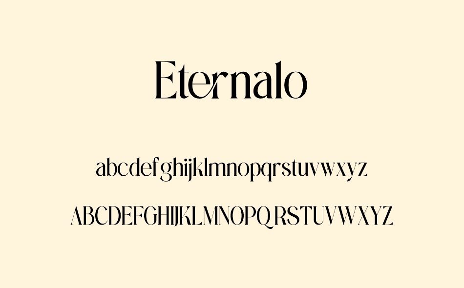 Eternalo font