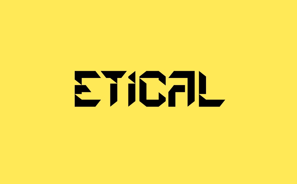 Etical font big