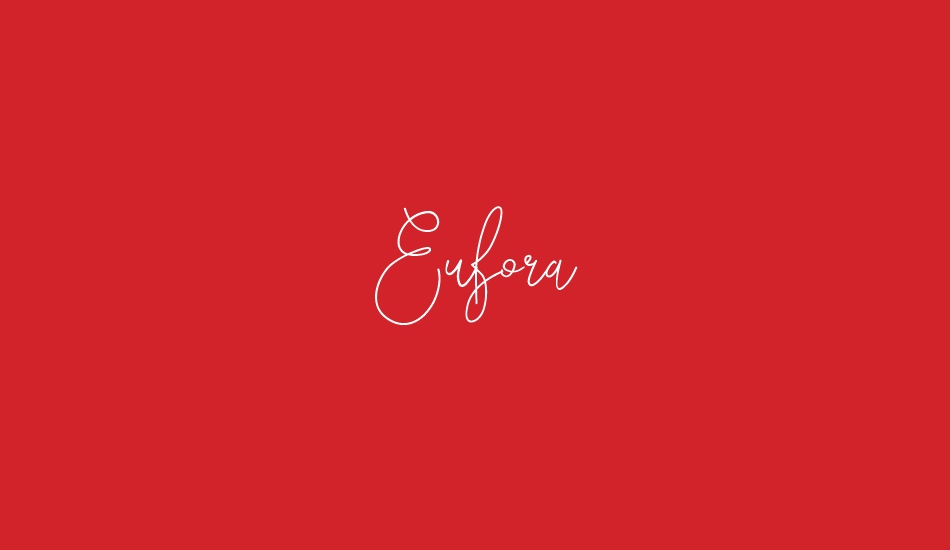 Eufora font big