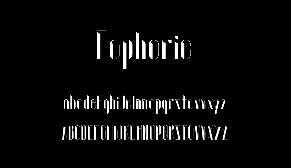 Euphoric font