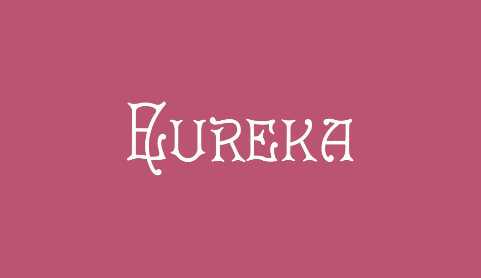 Eureka font big