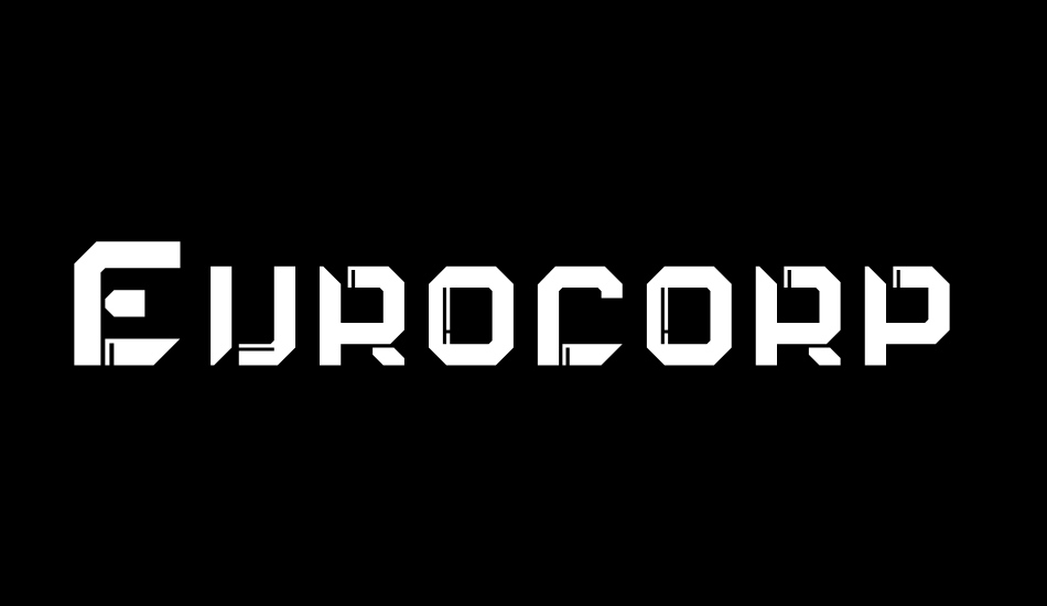 Eurocorp font big
