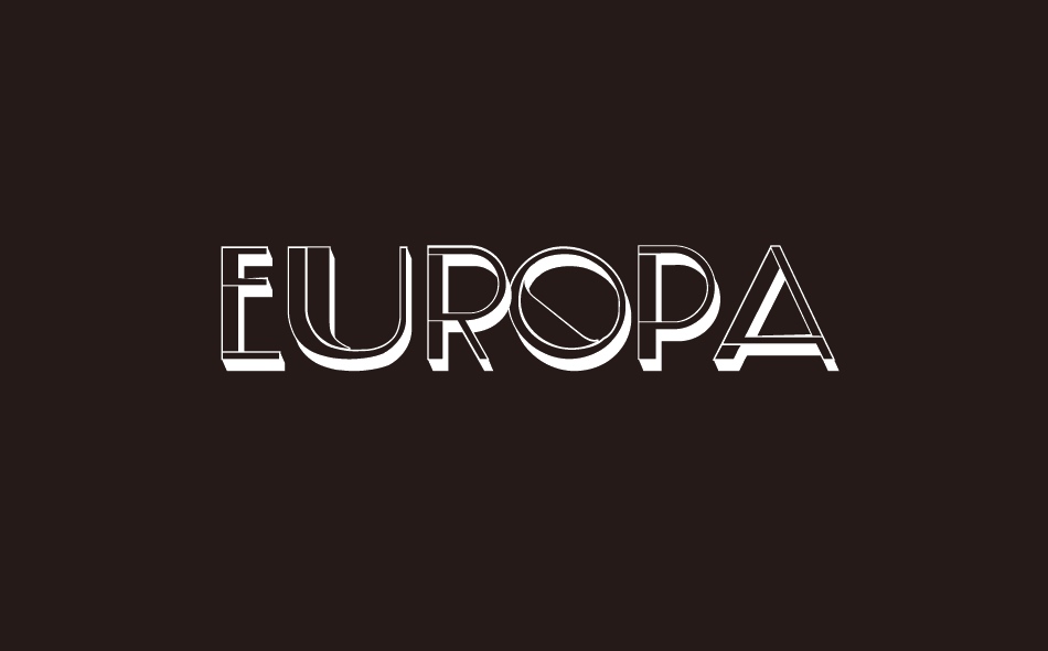 Europa font big