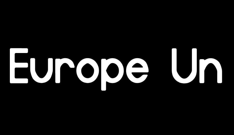 Europe Underground font big