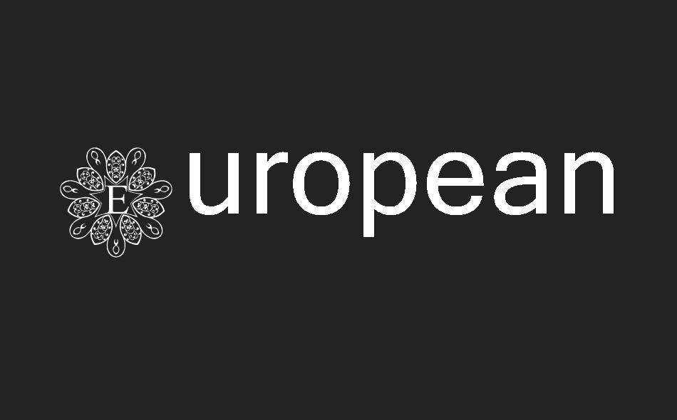 European Monogram font big
