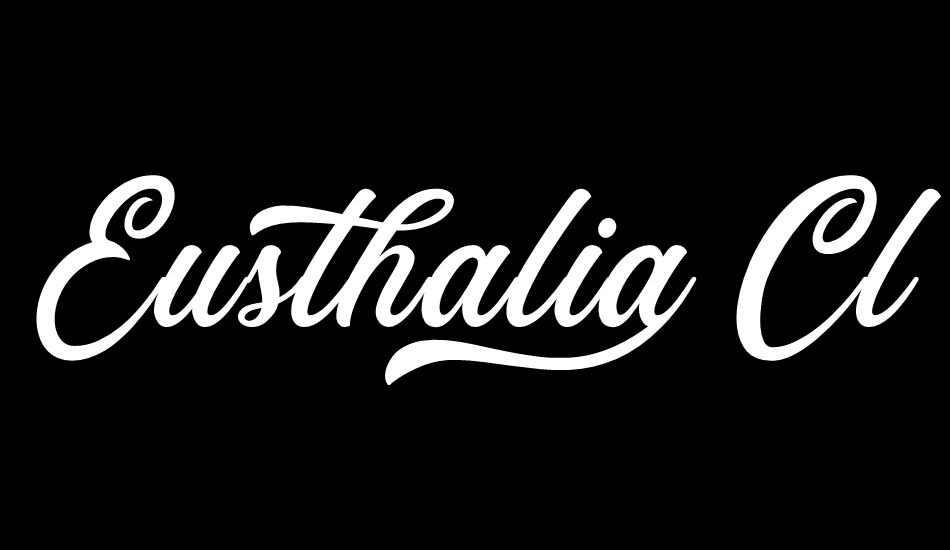 Eusthalia Clean font big