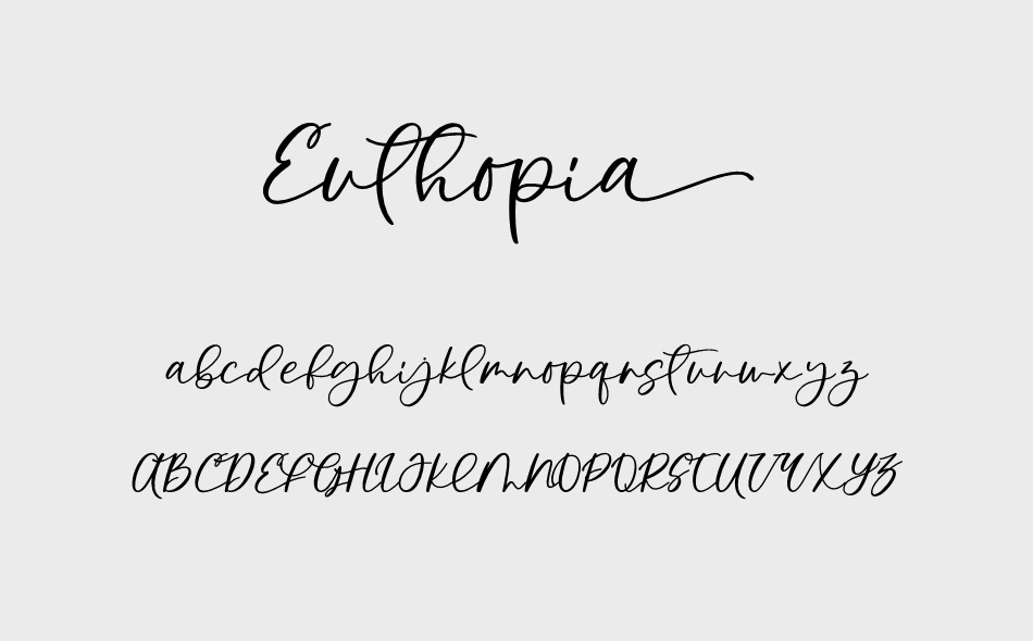 Euthopia font