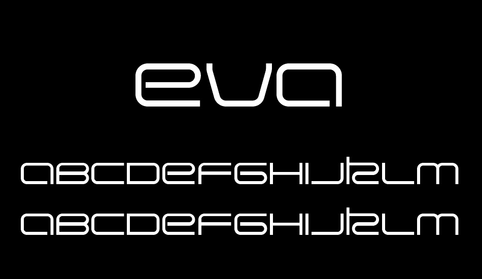 Eva font