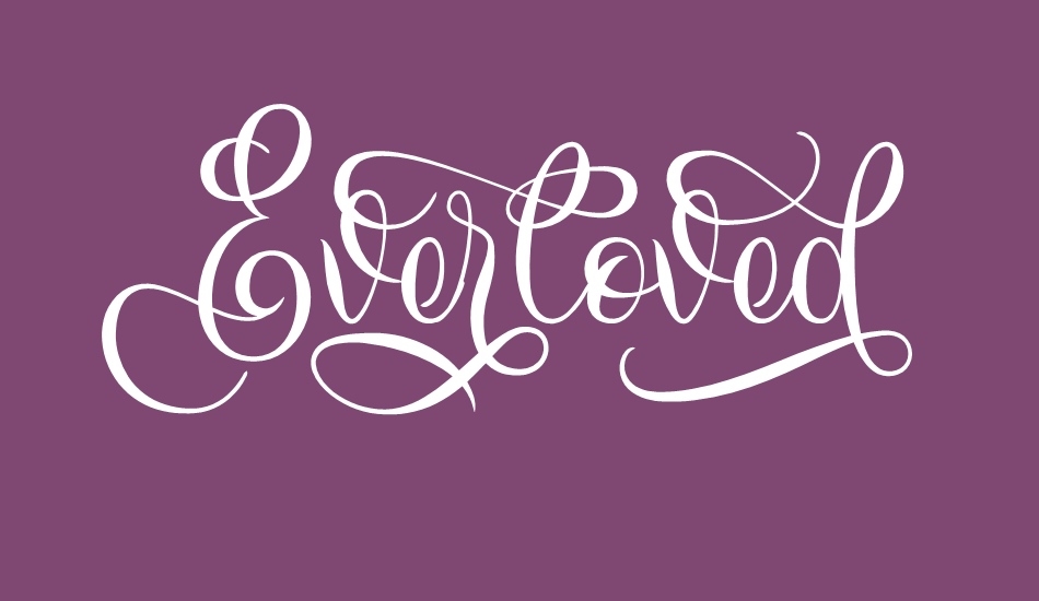 everloved font big