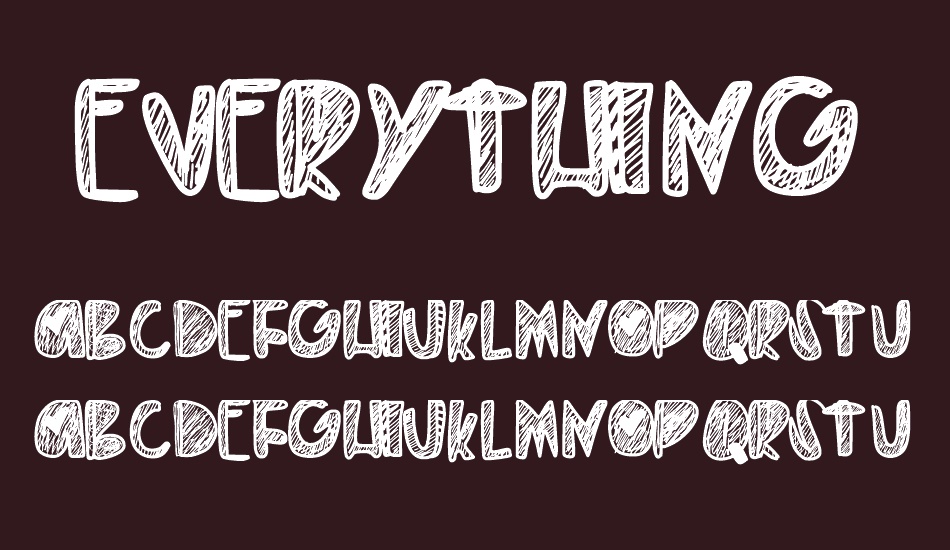 EverythingGold font