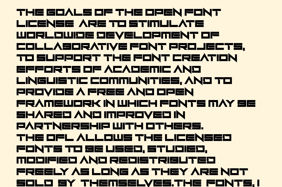 Excess V font 1