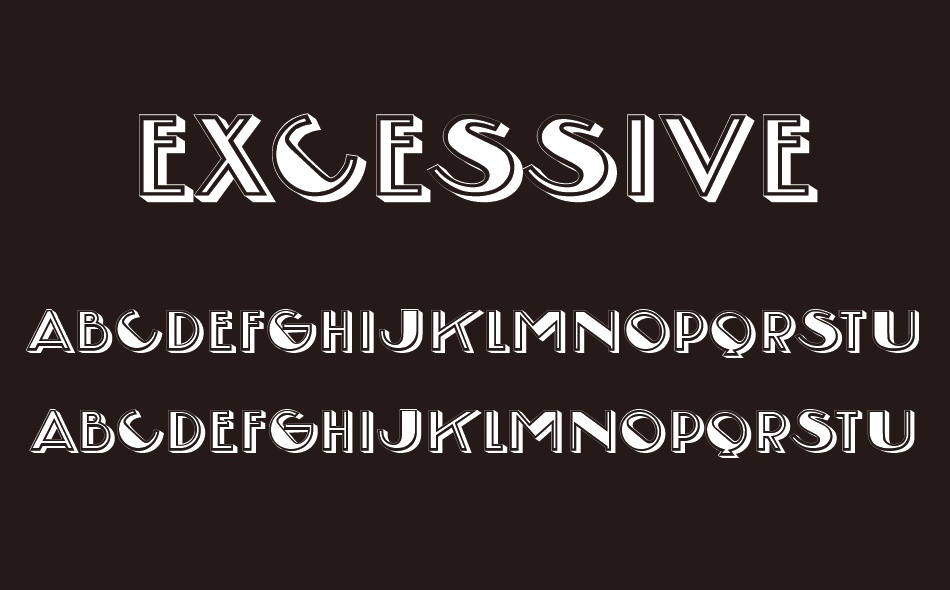 Excessive font