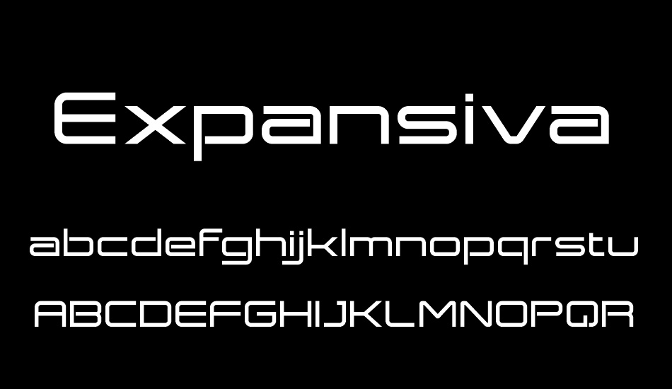 Expansiva font