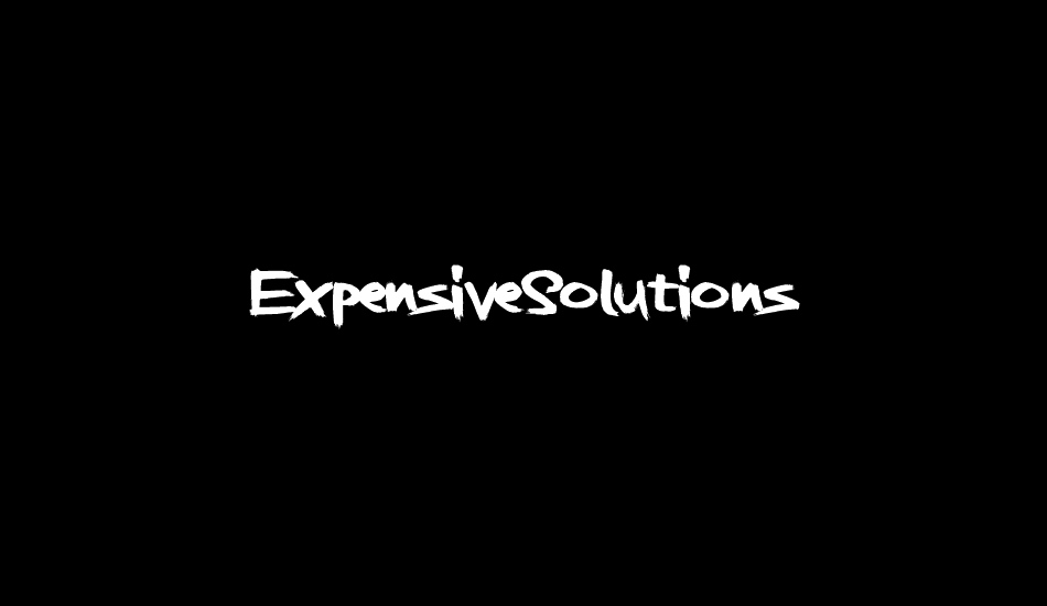 ExpensiveSolutions font big