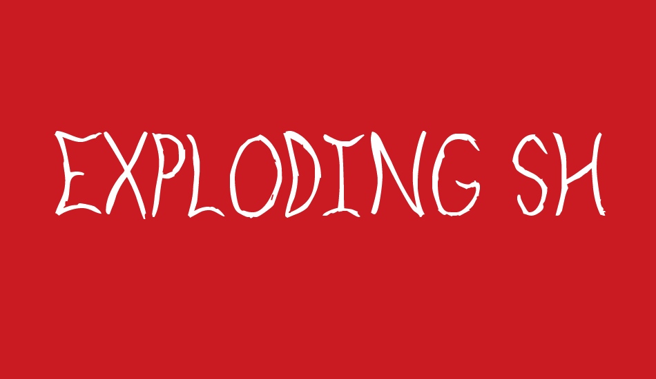 Exploding Sheep font big