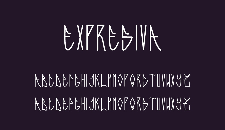 Expresiva font