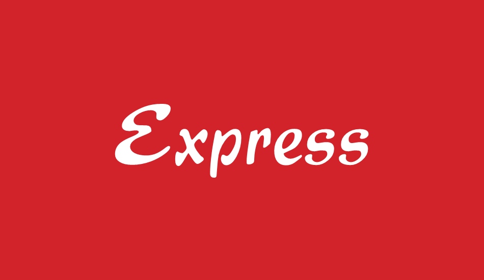 Express font big