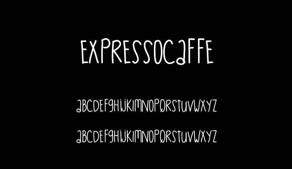 ExpressoCaffe font