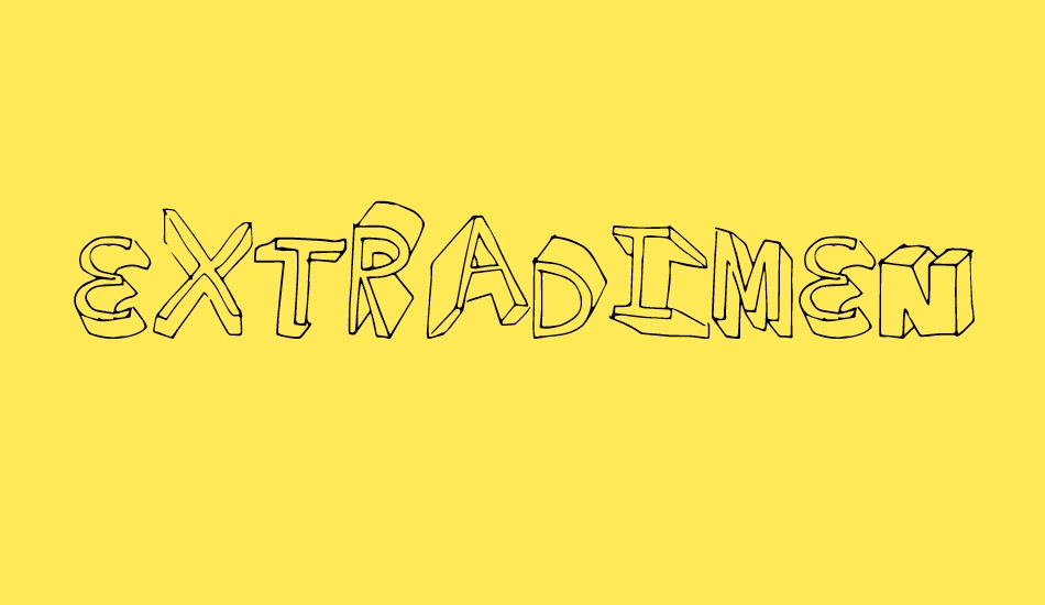 ExtraDimension font big